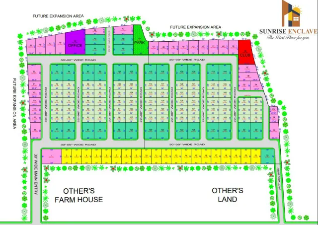 Sunrise Enclave Layout